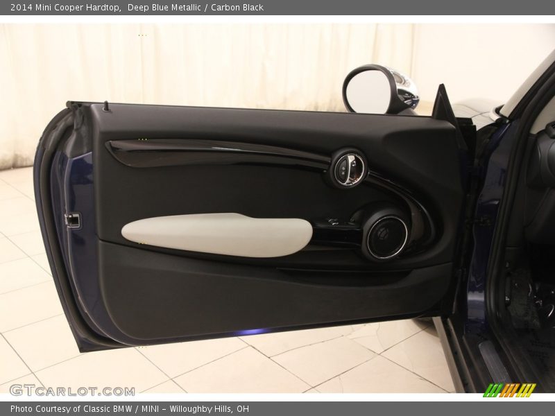 Deep Blue Metallic / Carbon Black 2014 Mini Cooper Hardtop
