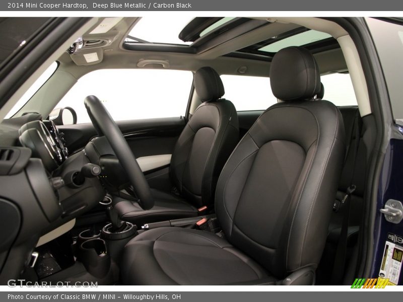 Deep Blue Metallic / Carbon Black 2014 Mini Cooper Hardtop