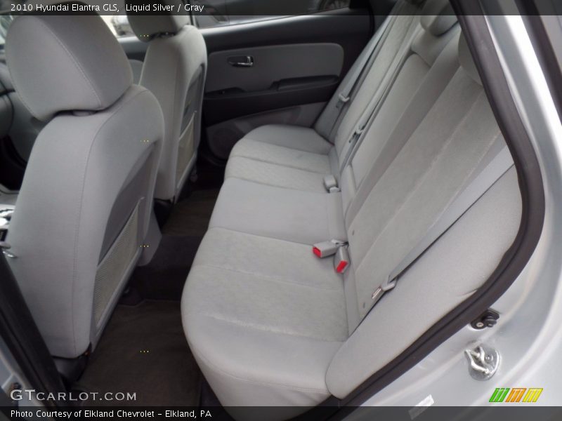 Liquid Silver / Gray 2010 Hyundai Elantra GLS