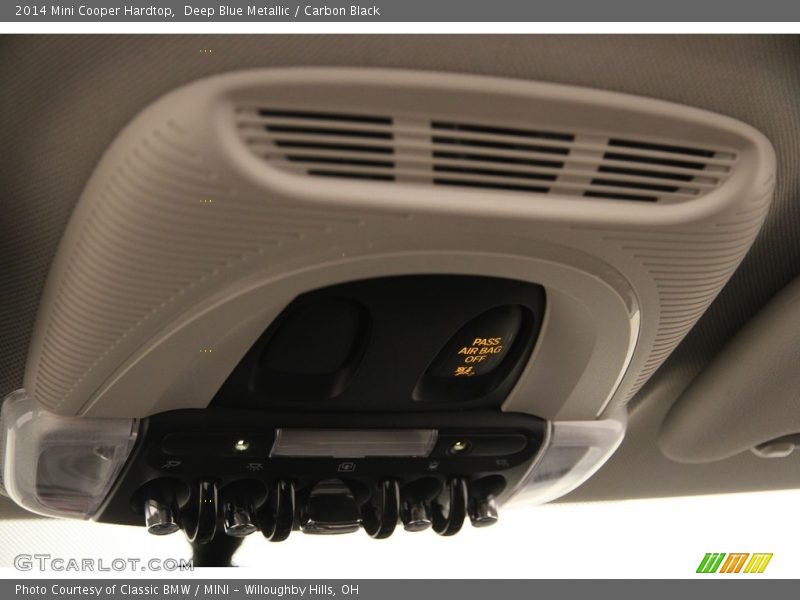 Deep Blue Metallic / Carbon Black 2014 Mini Cooper Hardtop
