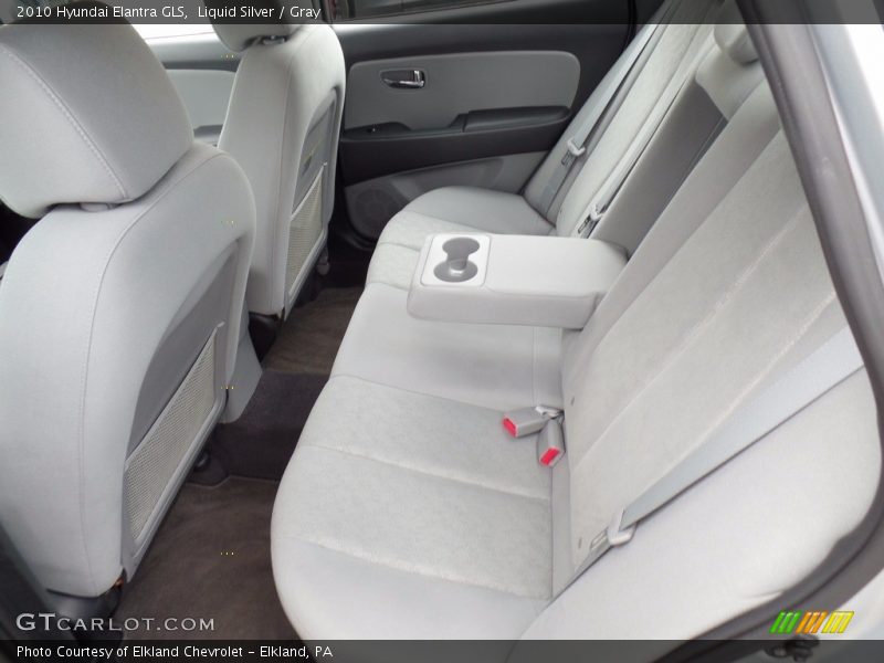 Liquid Silver / Gray 2010 Hyundai Elantra GLS