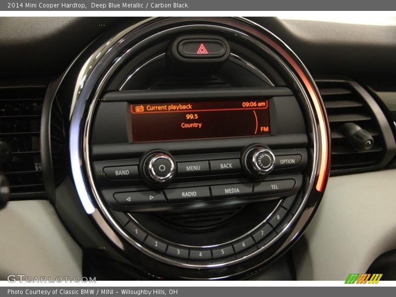 Deep Blue Metallic / Carbon Black 2014 Mini Cooper Hardtop