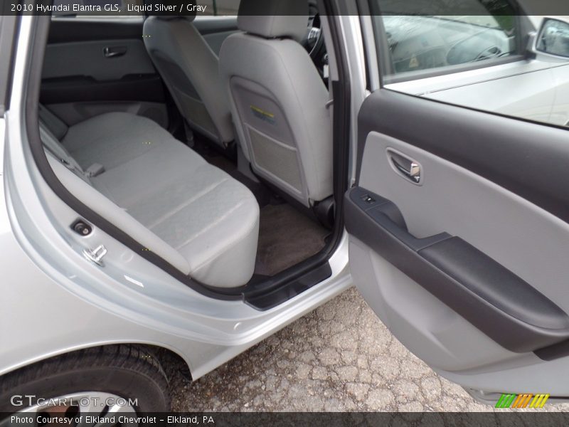 Liquid Silver / Gray 2010 Hyundai Elantra GLS