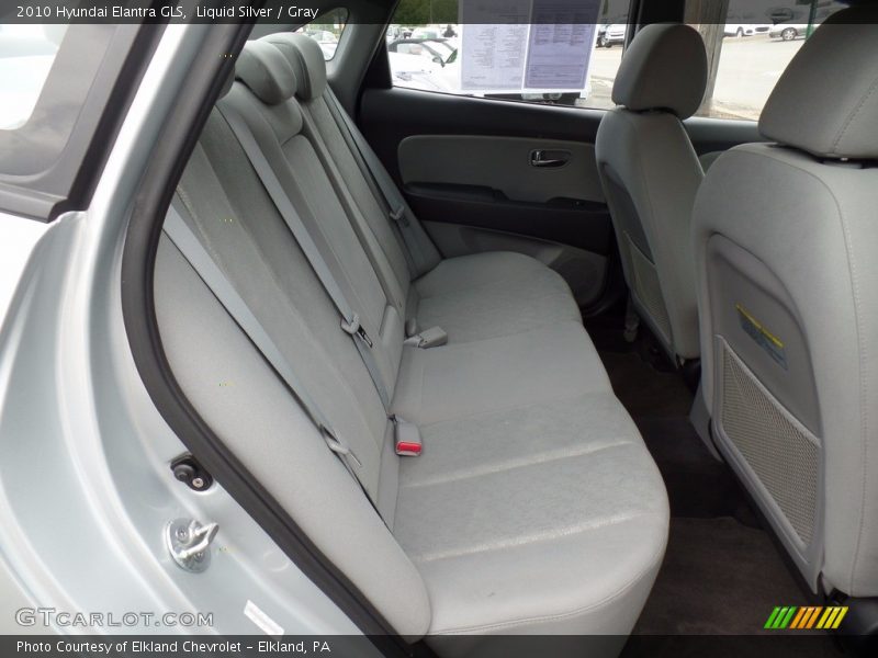 Liquid Silver / Gray 2010 Hyundai Elantra GLS