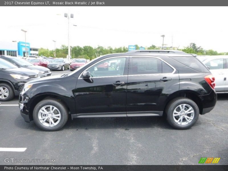 Mosaic Black Metallic / Jet Black 2017 Chevrolet Equinox LT