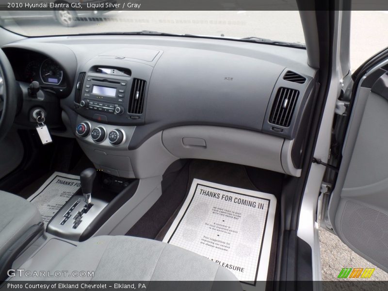 Liquid Silver / Gray 2010 Hyundai Elantra GLS