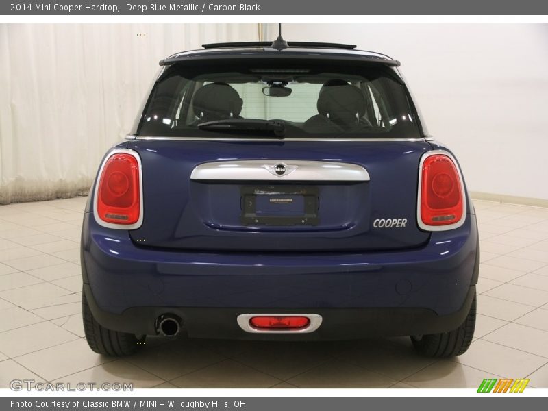 Deep Blue Metallic / Carbon Black 2014 Mini Cooper Hardtop