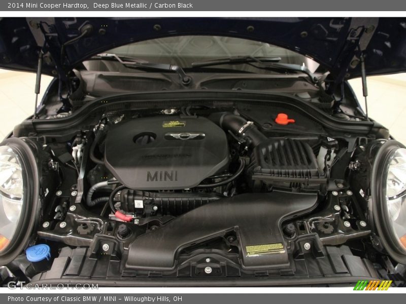 Deep Blue Metallic / Carbon Black 2014 Mini Cooper Hardtop