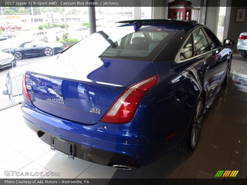 Caesium Blue Metallic / Jet/Ivory 2017 Jaguar XJ R-Sport AWD