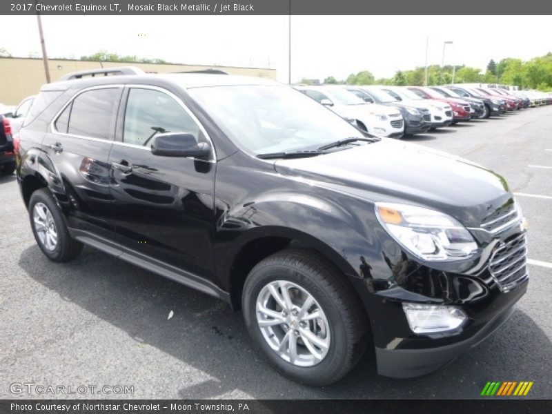 Mosaic Black Metallic / Jet Black 2017 Chevrolet Equinox LT