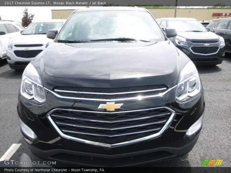 Mosaic Black Metallic / Jet Black 2017 Chevrolet Equinox LT