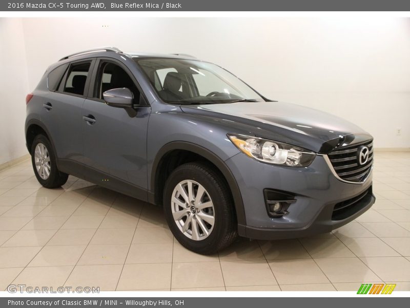 Blue Reflex Mica / Black 2016 Mazda CX-5 Touring AWD
