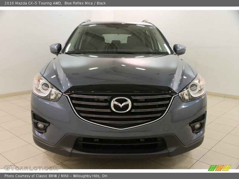 Blue Reflex Mica / Black 2016 Mazda CX-5 Touring AWD