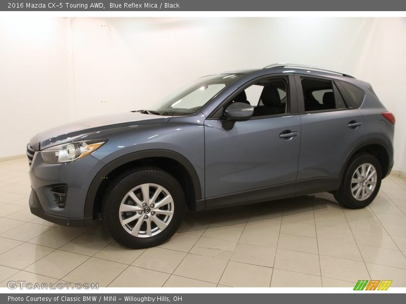 Blue Reflex Mica / Black 2016 Mazda CX-5 Touring AWD