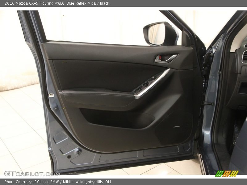 Blue Reflex Mica / Black 2016 Mazda CX-5 Touring AWD