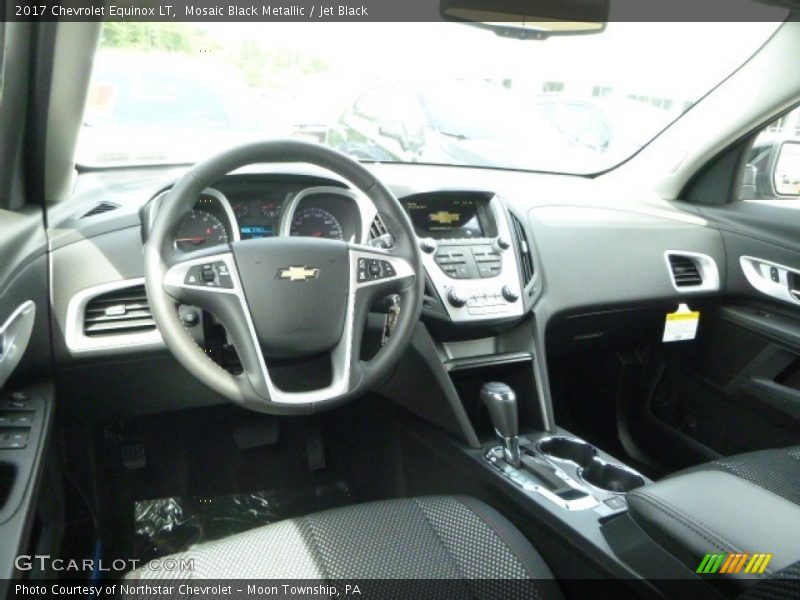 Mosaic Black Metallic / Jet Black 2017 Chevrolet Equinox LT
