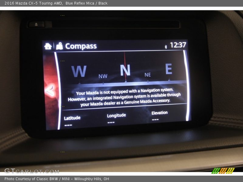 Blue Reflex Mica / Black 2016 Mazda CX-5 Touring AWD