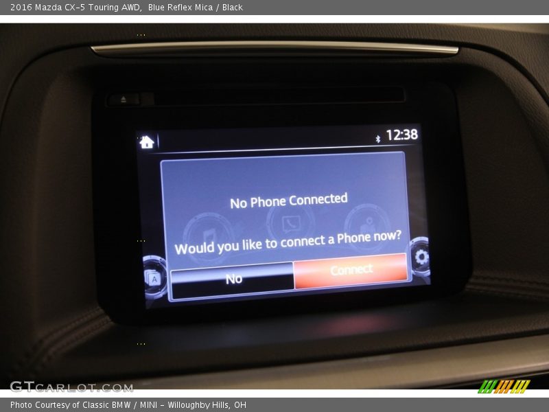Blue Reflex Mica / Black 2016 Mazda CX-5 Touring AWD