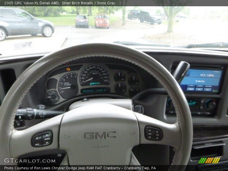 Silver Birch Metallic / Stone Gray 2005 GMC Yukon XL Denali AWD