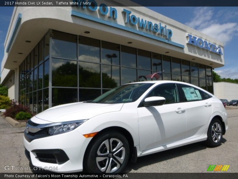 Taffeta White / Ivory 2017 Honda Civic LX Sedan