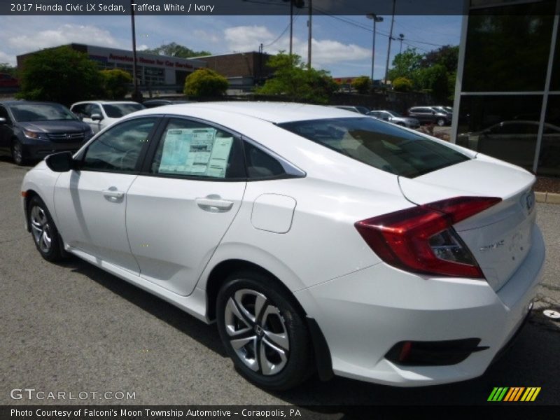 Taffeta White / Ivory 2017 Honda Civic LX Sedan