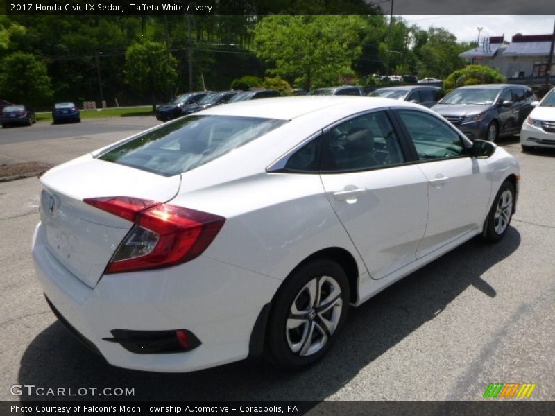 Taffeta White / Ivory 2017 Honda Civic LX Sedan