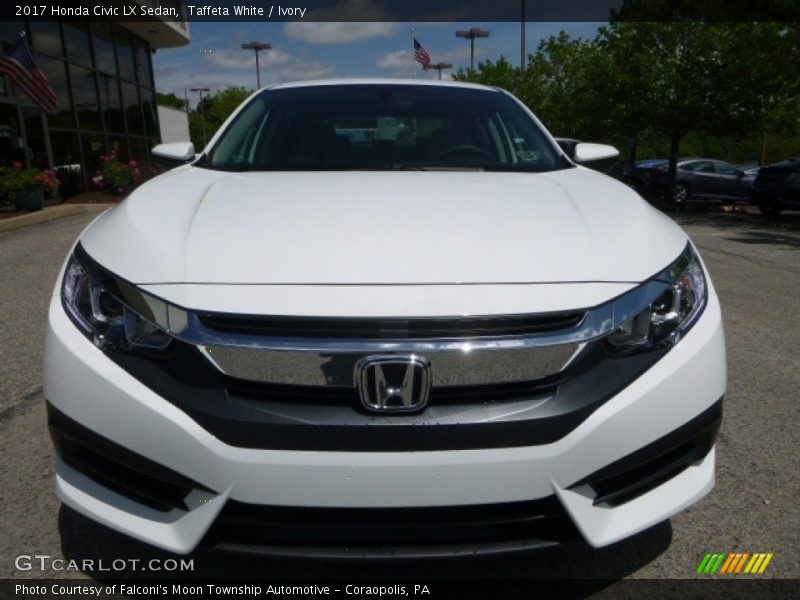 Taffeta White / Ivory 2017 Honda Civic LX Sedan