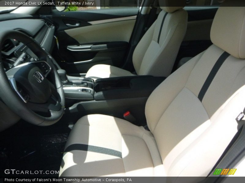 Taffeta White / Ivory 2017 Honda Civic LX Sedan