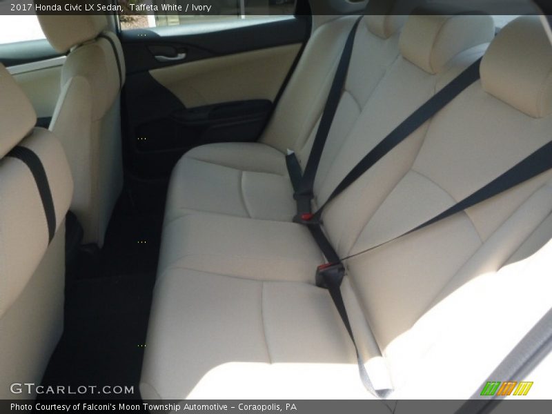 Taffeta White / Ivory 2017 Honda Civic LX Sedan