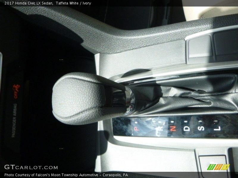 Taffeta White / Ivory 2017 Honda Civic LX Sedan