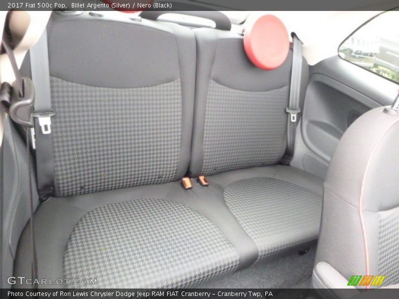 Rear Seat of 2017 500c Pop