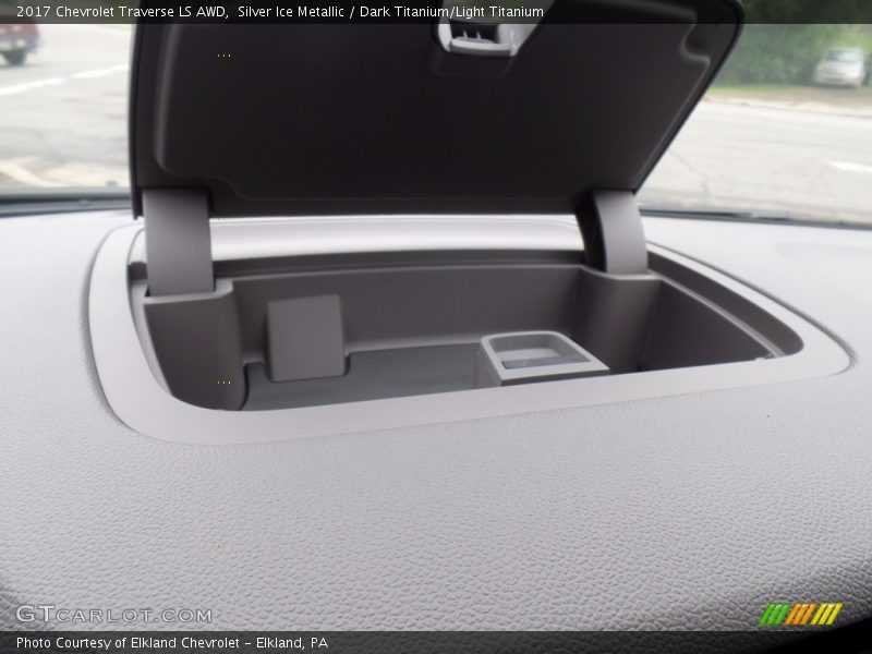 Silver Ice Metallic / Dark Titanium/Light Titanium 2017 Chevrolet Traverse LS AWD