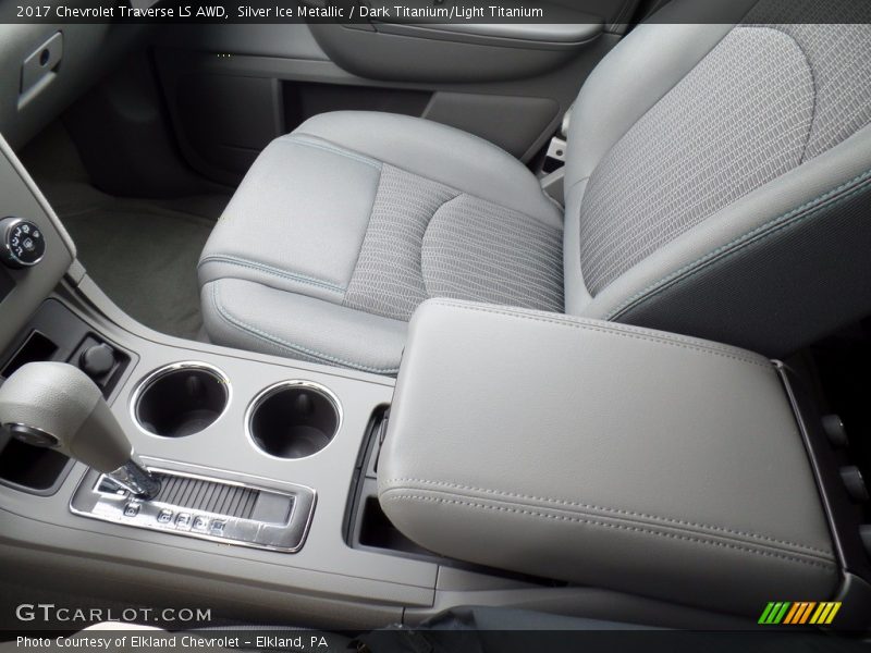 Silver Ice Metallic / Dark Titanium/Light Titanium 2017 Chevrolet Traverse LS AWD
