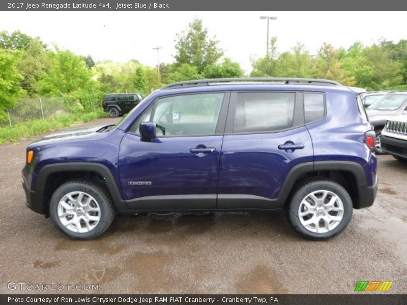 Jetset Blue / Black 2017 Jeep Renegade Latitude 4x4