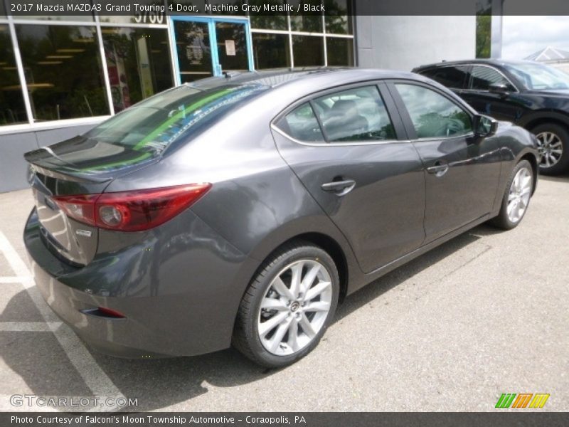 Machine Gray Metallic / Black 2017 Mazda MAZDA3 Grand Touring 4 Door