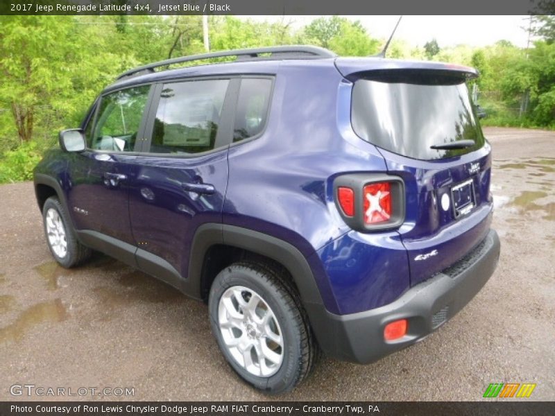 Jetset Blue / Black 2017 Jeep Renegade Latitude 4x4