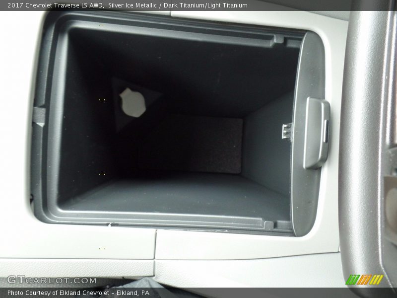 Silver Ice Metallic / Dark Titanium/Light Titanium 2017 Chevrolet Traverse LS AWD
