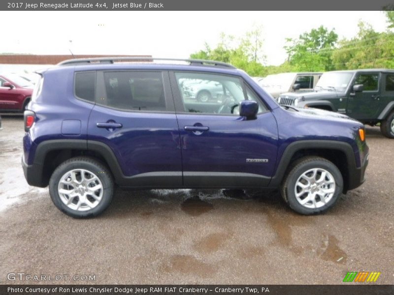 Jetset Blue / Black 2017 Jeep Renegade Latitude 4x4