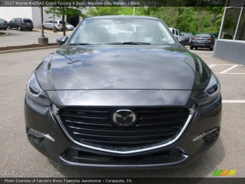 Machine Gray Metallic / Black 2017 Mazda MAZDA3 Grand Touring 4 Door