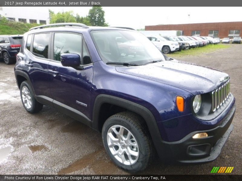 Jetset Blue / Black 2017 Jeep Renegade Latitude 4x4