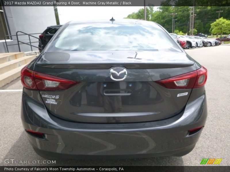 Machine Gray Metallic / Black 2017 Mazda MAZDA3 Grand Touring 4 Door