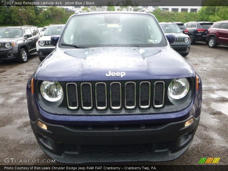 Jetset Blue / Black 2017 Jeep Renegade Latitude 4x4