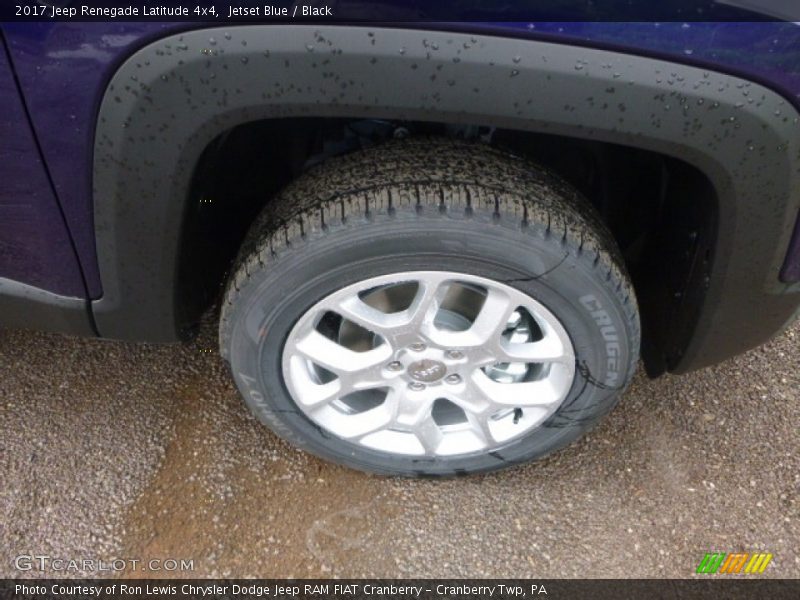 Jetset Blue / Black 2017 Jeep Renegade Latitude 4x4