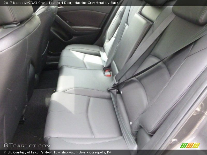 Machine Gray Metallic / Black 2017 Mazda MAZDA3 Grand Touring 4 Door