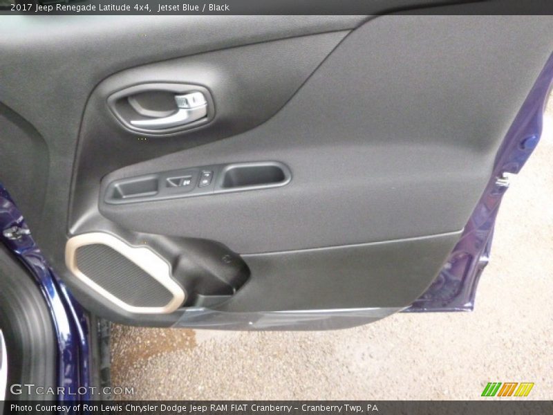 Jetset Blue / Black 2017 Jeep Renegade Latitude 4x4
