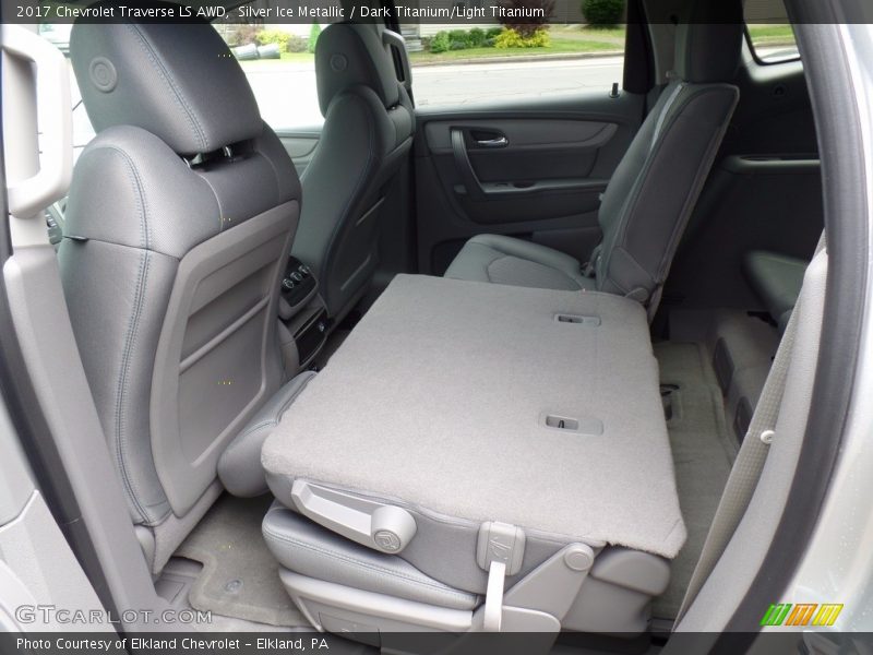Silver Ice Metallic / Dark Titanium/Light Titanium 2017 Chevrolet Traverse LS AWD