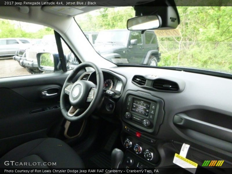 Jetset Blue / Black 2017 Jeep Renegade Latitude 4x4