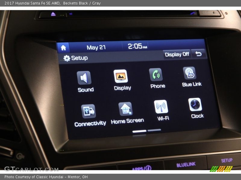 Becketts Black / Gray 2017 Hyundai Santa Fe SE AWD