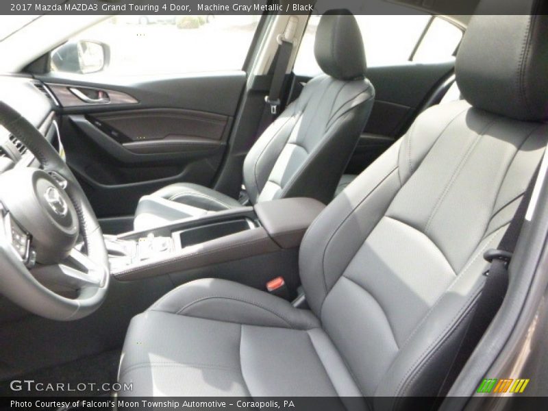 Machine Gray Metallic / Black 2017 Mazda MAZDA3 Grand Touring 4 Door