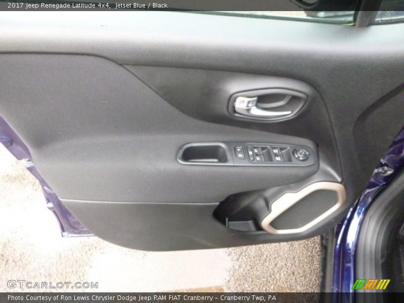 Jetset Blue / Black 2017 Jeep Renegade Latitude 4x4